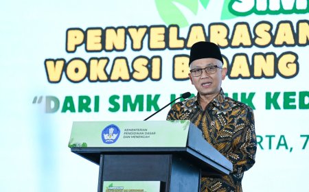 Wamendikdasmen: Masa Depan Ketahanan Pangan Bergantung pada Kualitas Lulusan SMK Vokasi