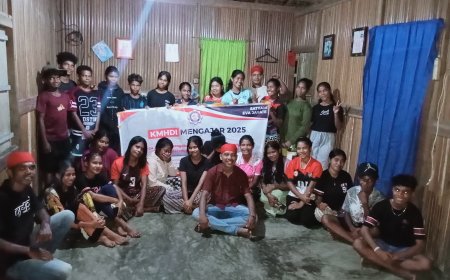 KMHDI Ambon Gelar Program KMHDI Mengajar di Negeri Sepa