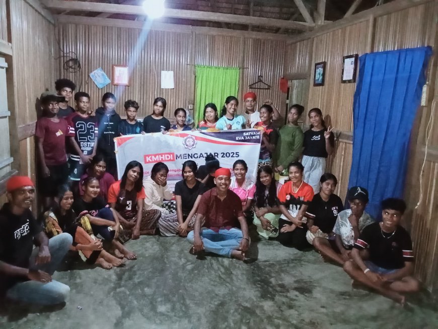 KMHDI Ambon Gelar Program KMHDI Mengajar di Negeri Sepa