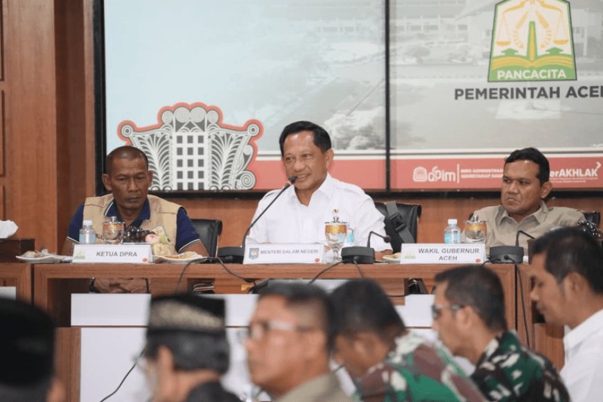 Mendagri Serap Aspirasi Kepala Daerah Aceh, Dorong Percepatan Rehabilitasi Pascabencana