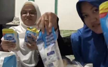 Antusiasme Warga di Open House Lebaran, Bingkisan dari Prabowo Subianto Jadi Sorotan