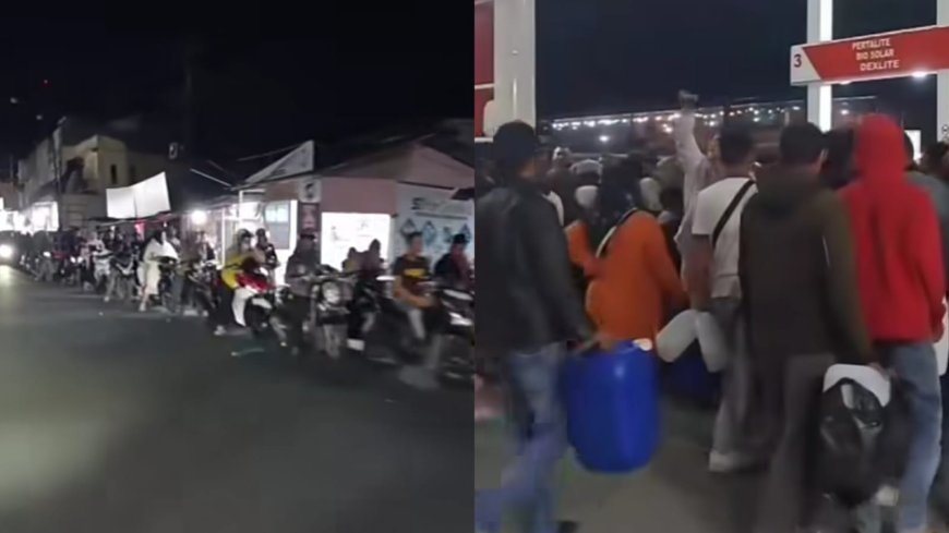 Viral Antrean Panjang di SPBU Aceh Tengah, Warga Panik Amankan BBM