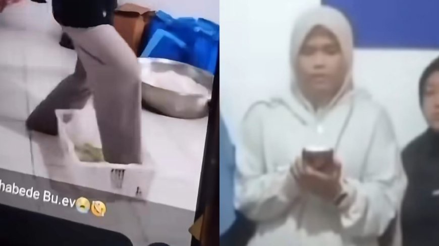 Viral Petugas SPPG Injak Buah Melon, Berdalih Sedang Peragakan Momen Terjatuh